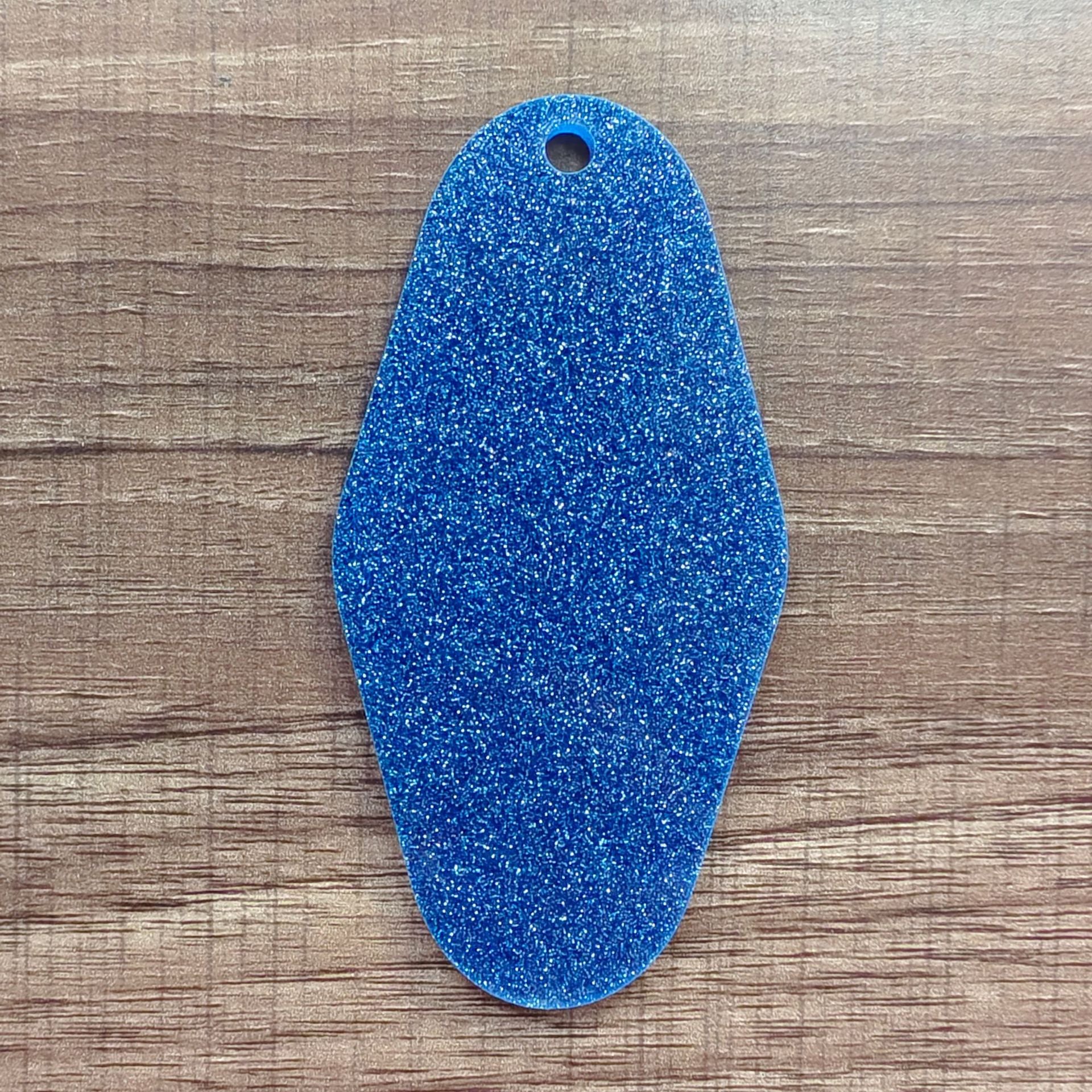 Wholesale Blank Unfinished Acrylic Name Tag Keychain Luggage Pendant