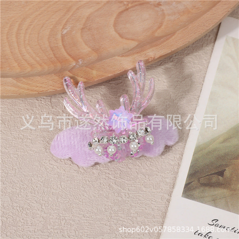 Wholesale 4pcs Heavy Industry Handmade Beads High-quality Diamond Elk Wings DIY Jewelry Accessories