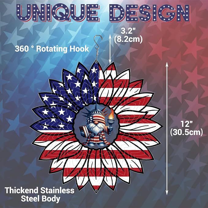 Wholesale animal wind-turning ornaments outdoor 3D rotating wind chimes