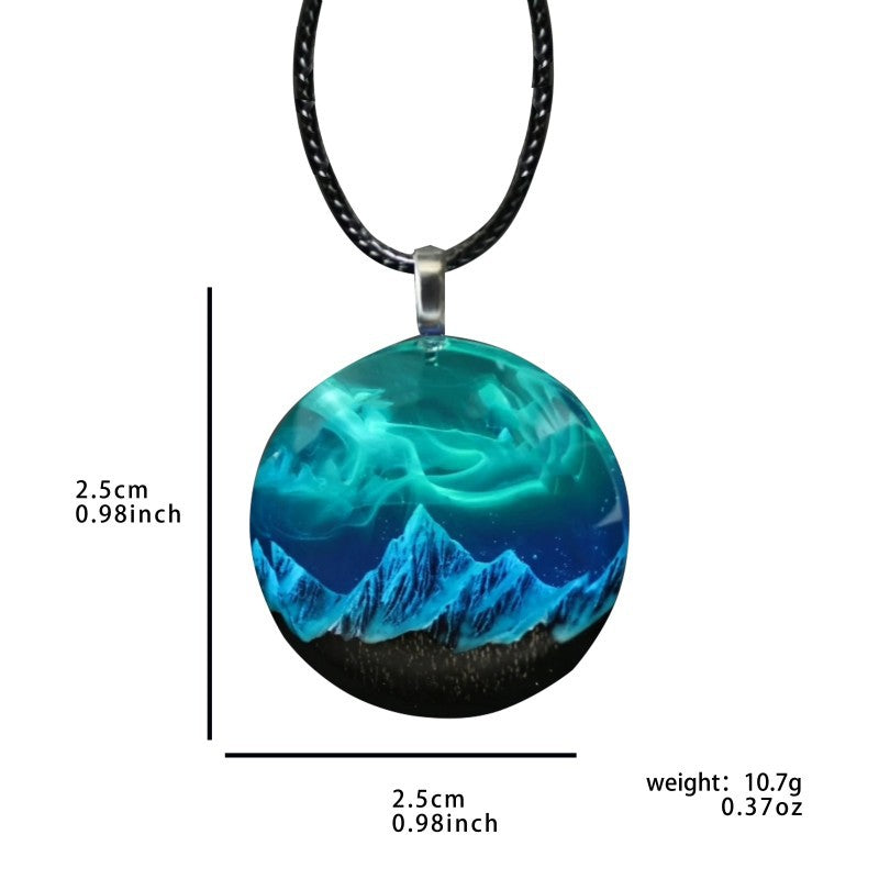 Wholesale Snow Mountain Pendant Necklaces