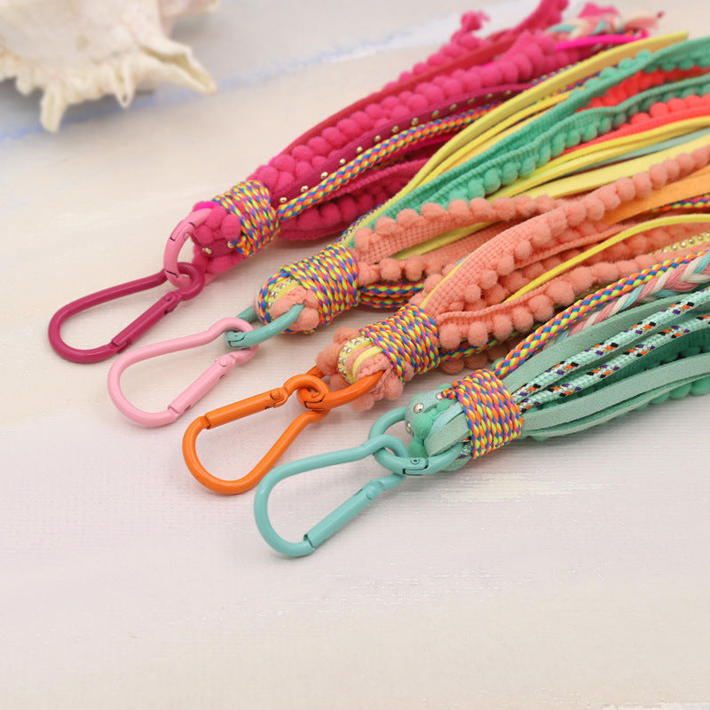 Wholesale Bohemian Style Long Tassel Key Chain