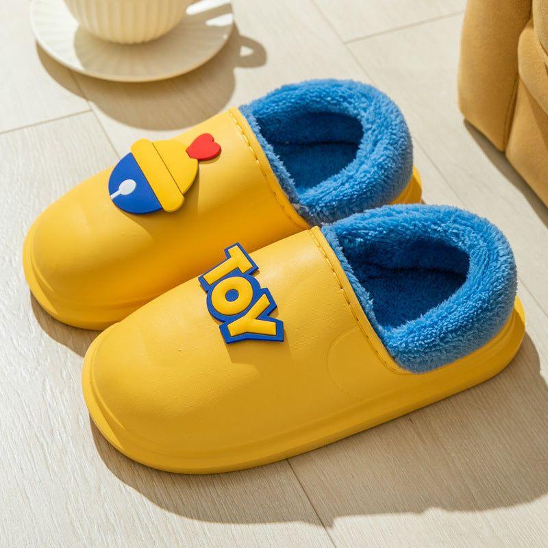 Wholesale Winter Indoor Home Thick Bottom Anti slip Warm Cute Hairy Cotton Winter Slippers