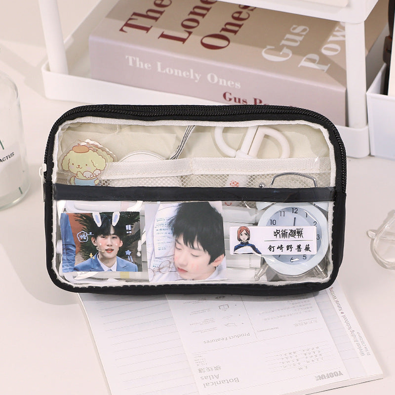 Wholesale TPU Transparent Pencil Bag