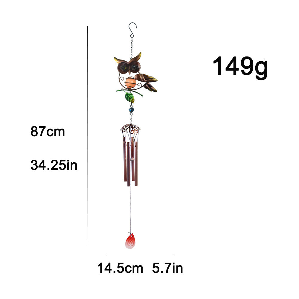 Wholesale Iron Owl Creative Bell Luminous Craft