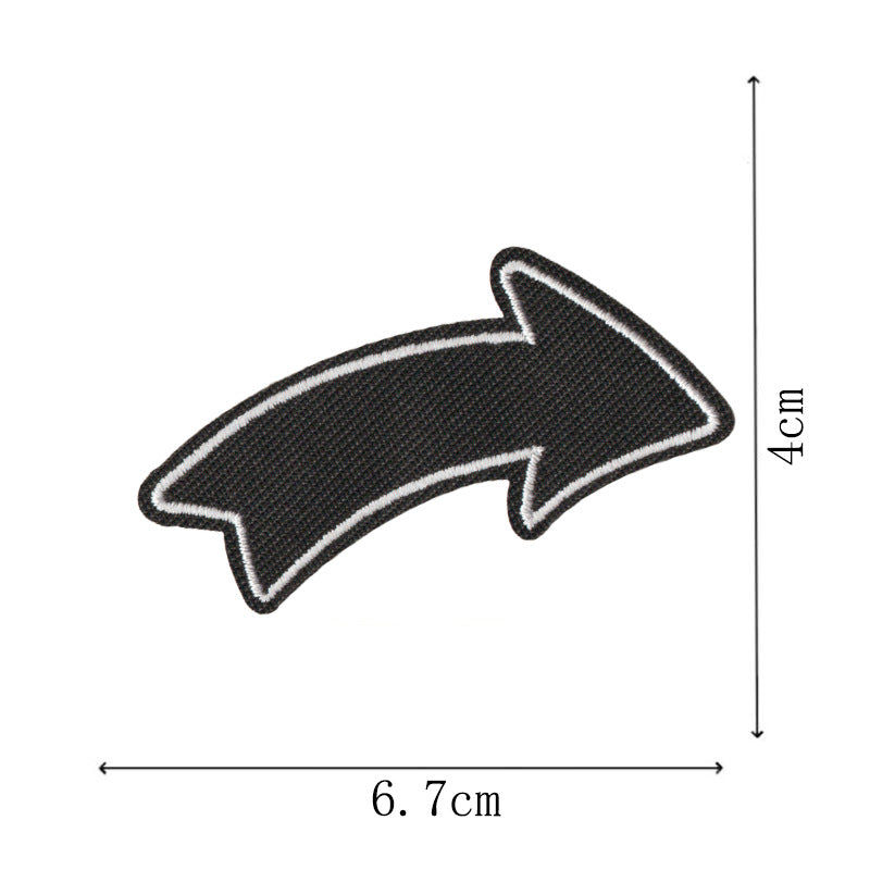 Wholesale Cartoon Denim Series Embroidered Cloth Patches Sports Decorative Patches