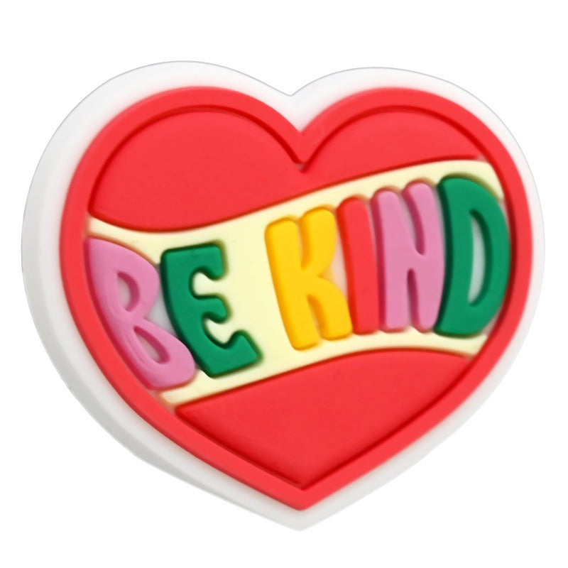 Wholesale Random 100pcs/pack  English phrase series cartoon beads