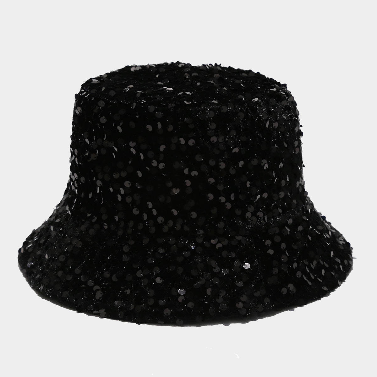 Wholesale Fashion Sequins Show Face Small Versatile Double-sided Sunshade Personality Street Fisherman Sun Hat