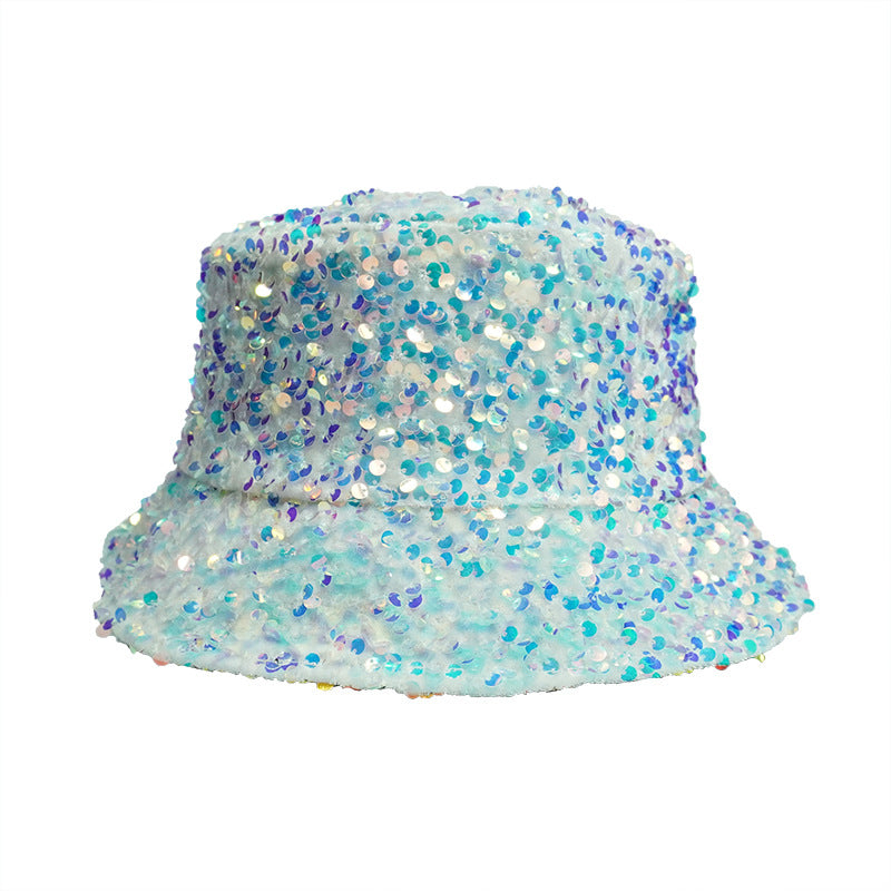 Wholesale Cotton Polyester Sequin Bucket Hat