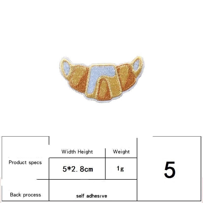 Wholesale ice cream cake embroidery patch FS