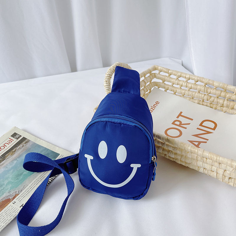 Wholesale Children's Internet Celebrity Smiling Face Nylon Outdoor Bags