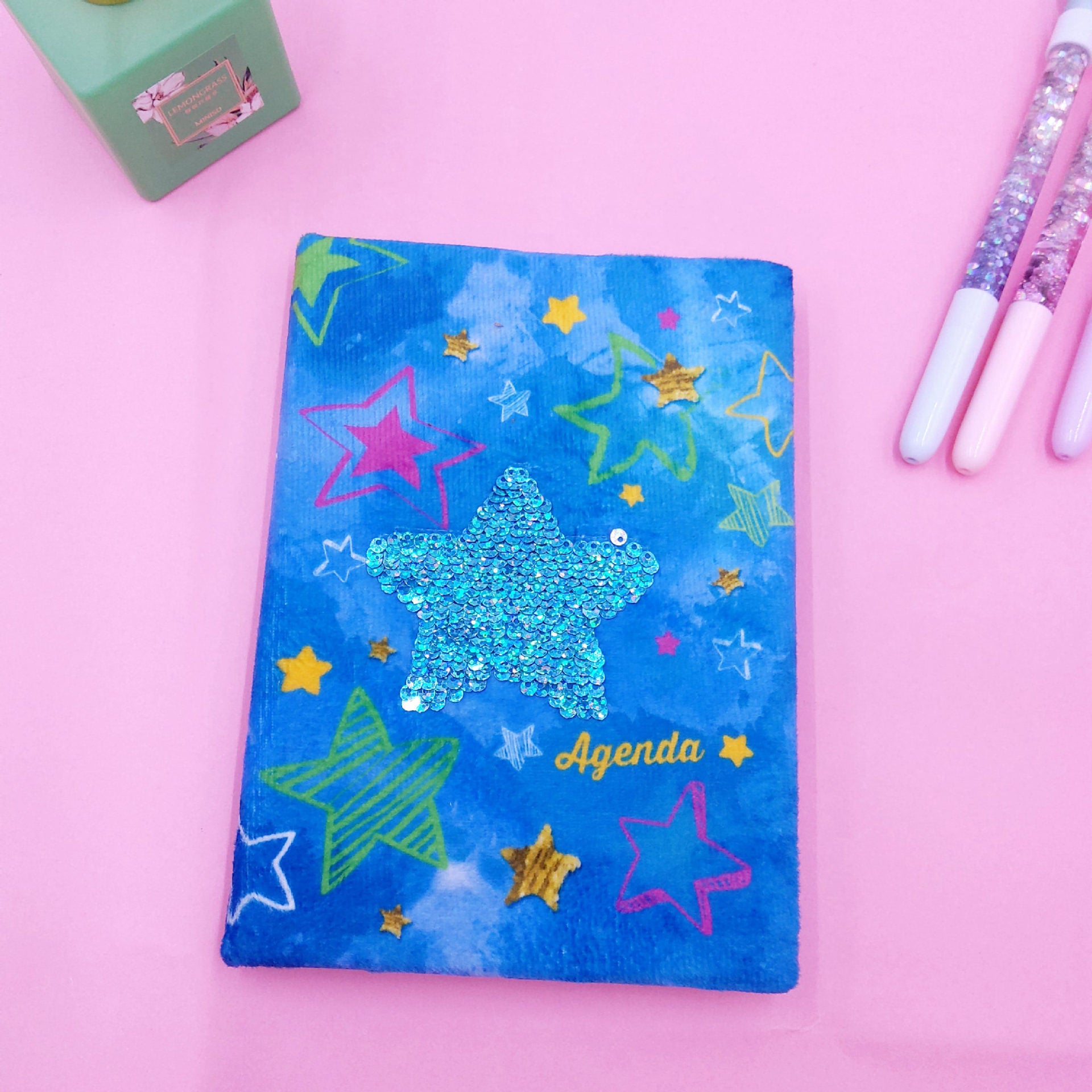Wholesale Cartoon Ice Cream Sequin Notebook