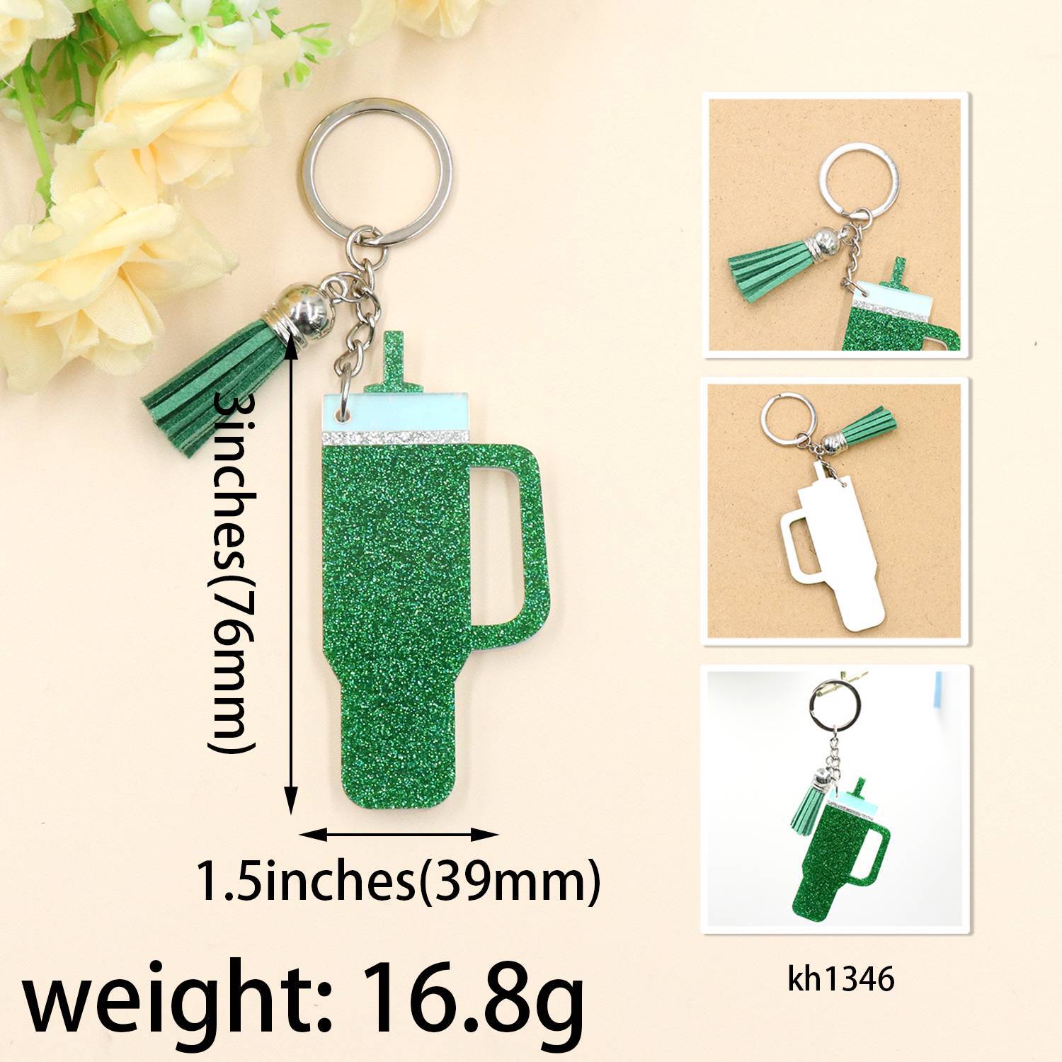 Wholesale Cute Cup Keychain Pendant Creative Gift Pendant Bag Pendant Car Key