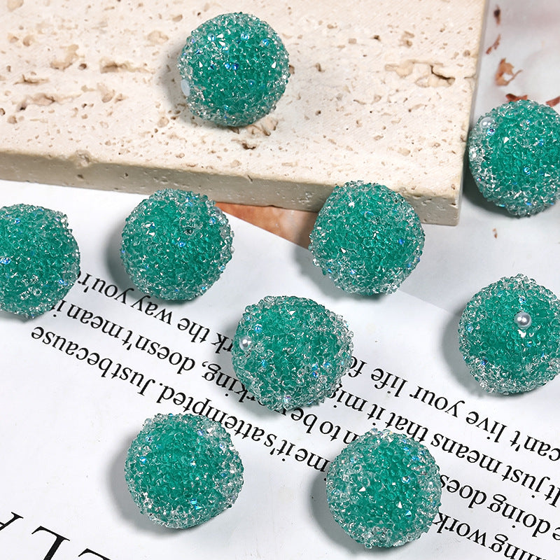 Wholesale DIY Sparkling Rhinestone Soft Sugar Beads