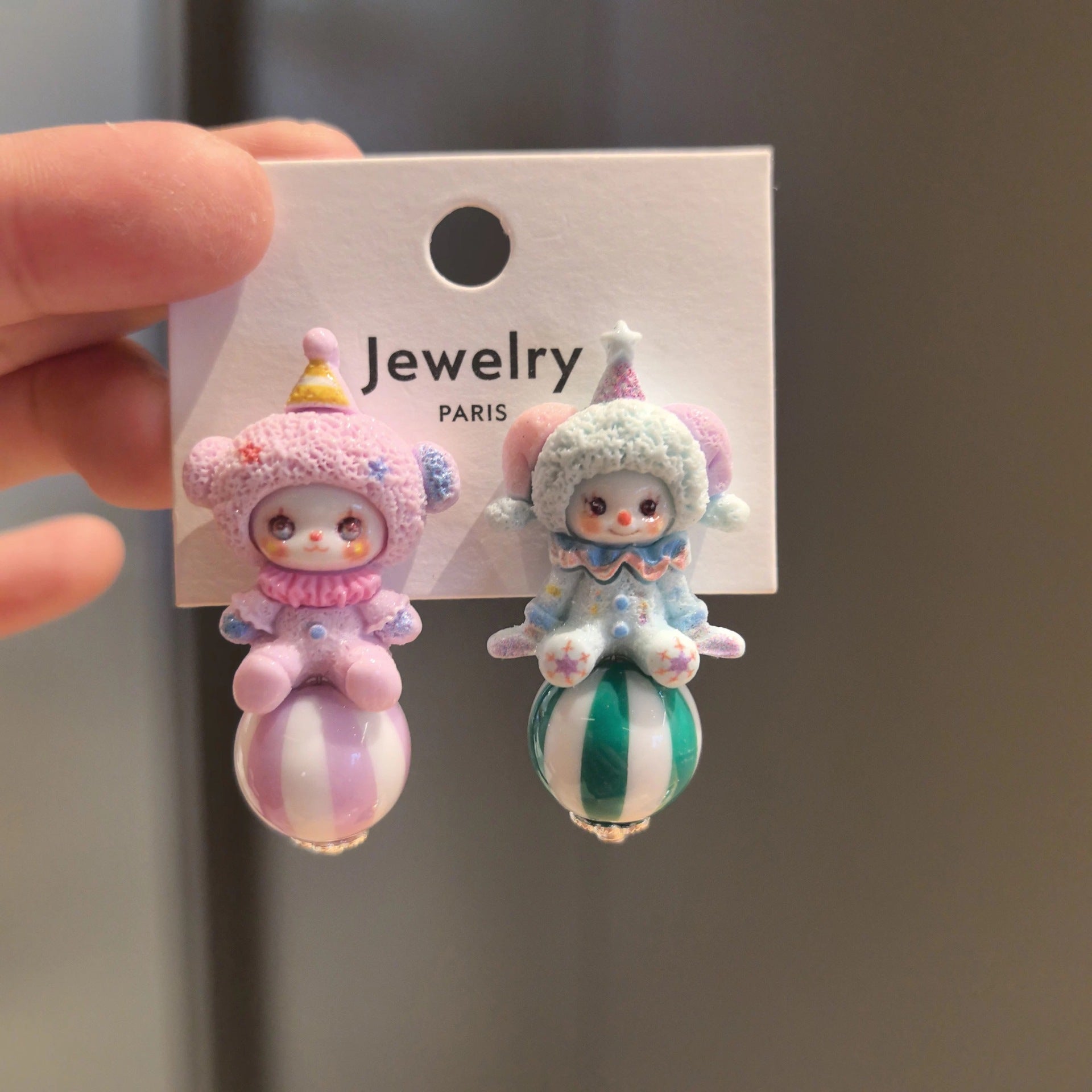 Wholesale Cartoon cute girl earrings