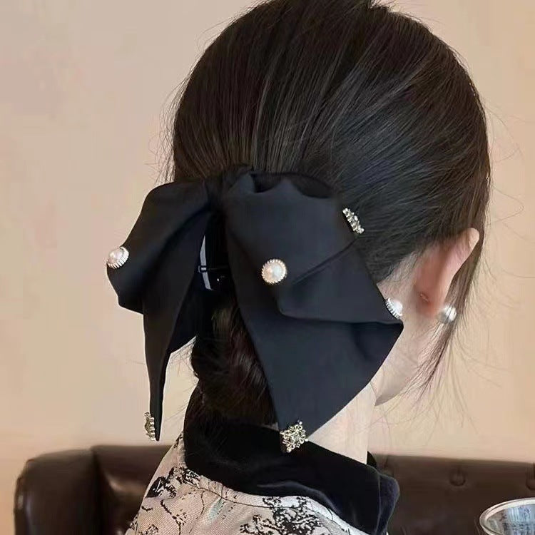 Wholesale Double-sided Cashew Flower Heart Bow Summer Holiday Fashion Hairpin