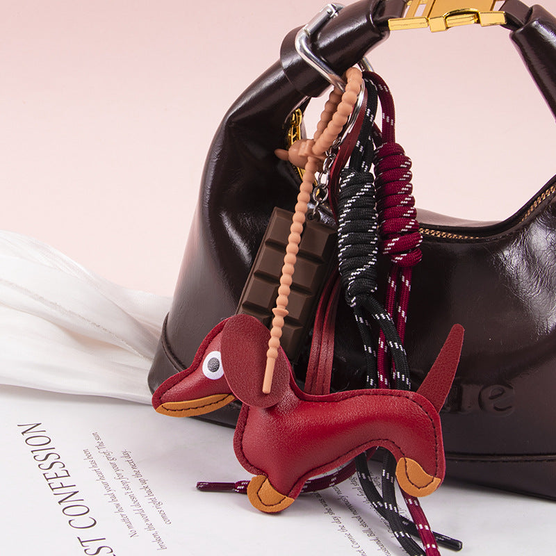 Wholesale Puppy bag keychain pendant