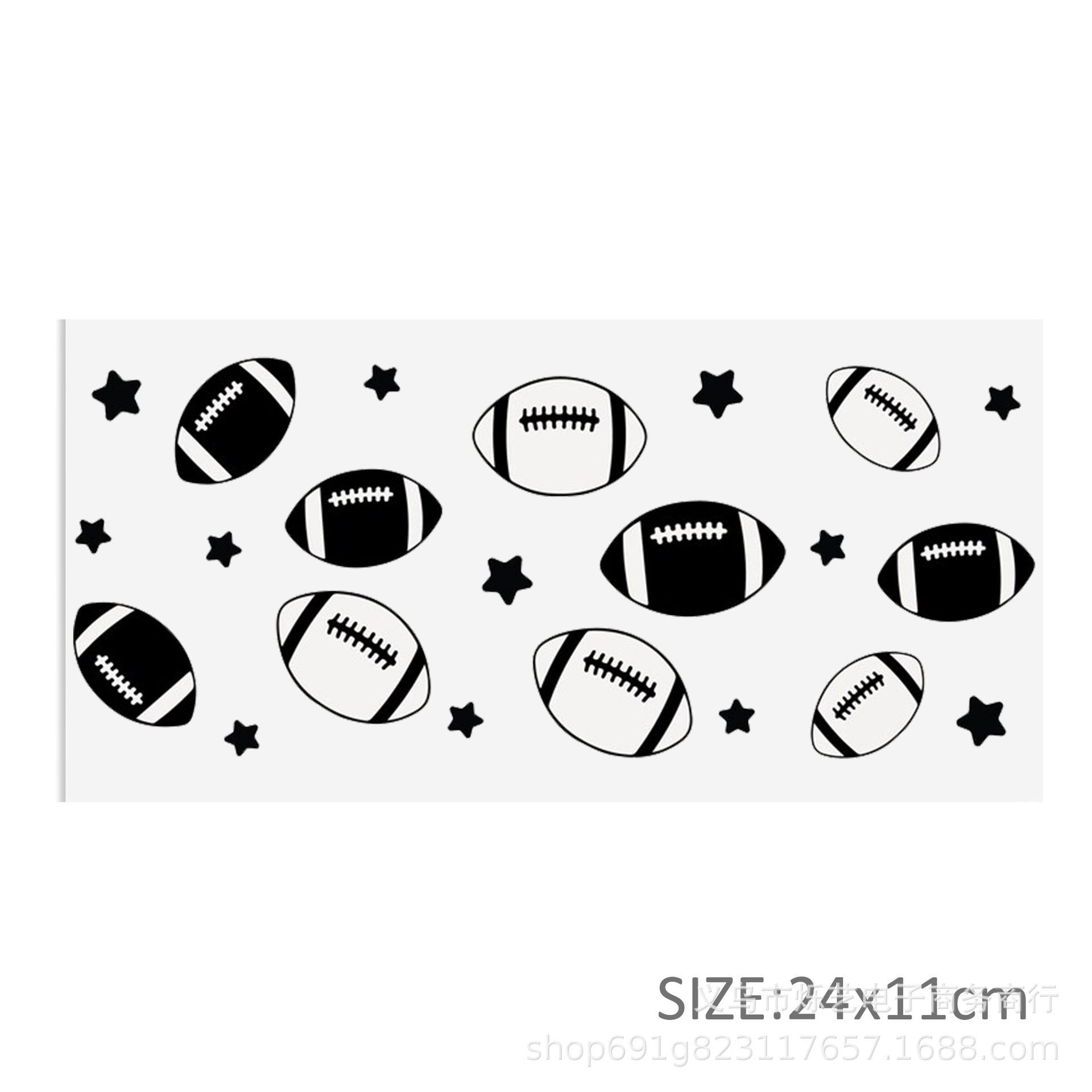 Wholesale 5pcs Sunflower Rainbow Series UV DTF Transfer Crystal Cup Sticker 24cmX11cm