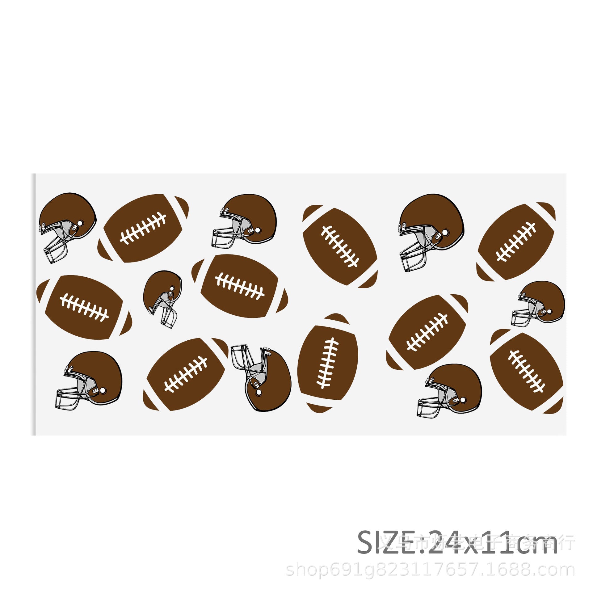 Wholesale 5pcs Sunflower Rainbow Series UV DTF Transfer Crystal Cup Sticker 24cmX11cm