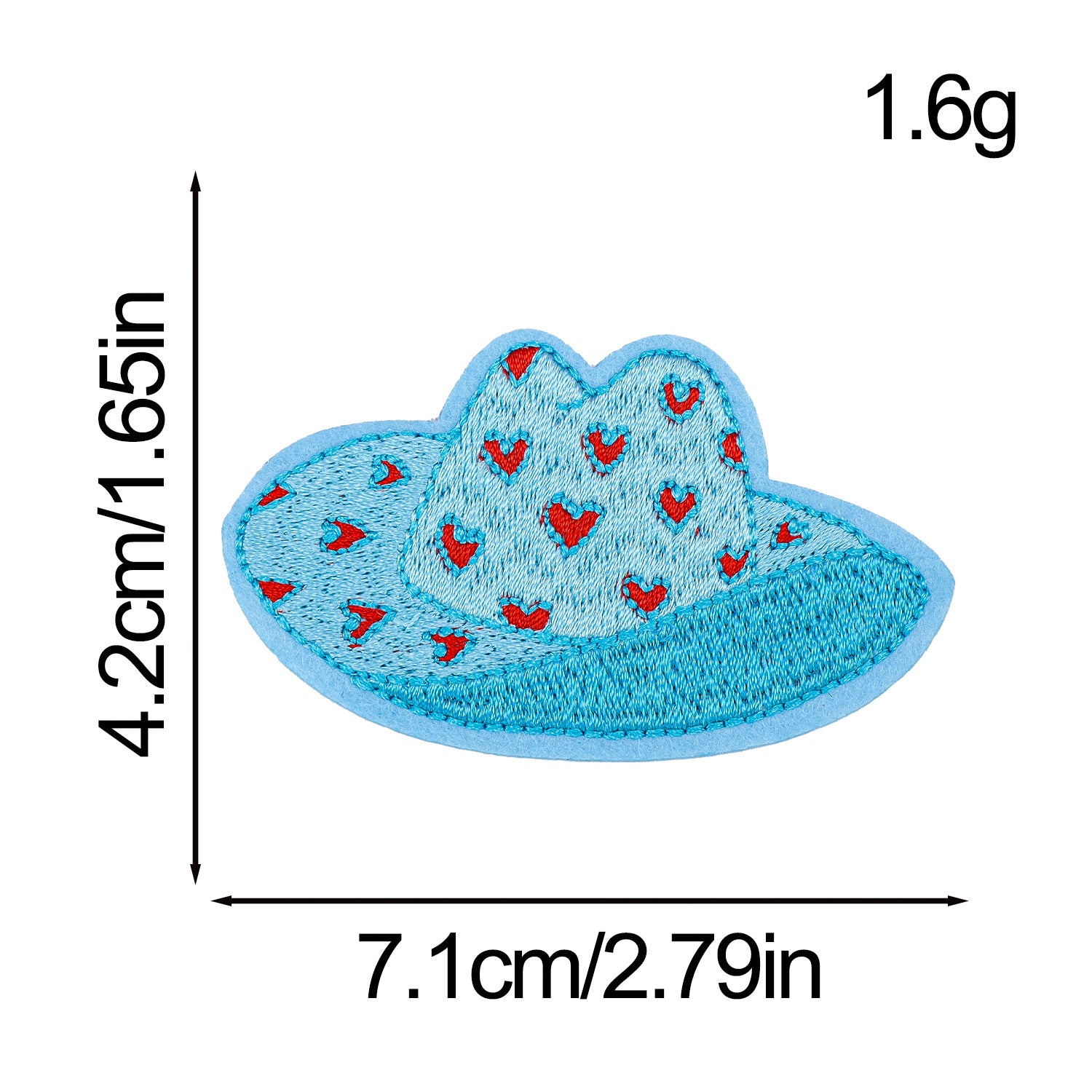 Wholesale Western cowboy themed embroidered patch