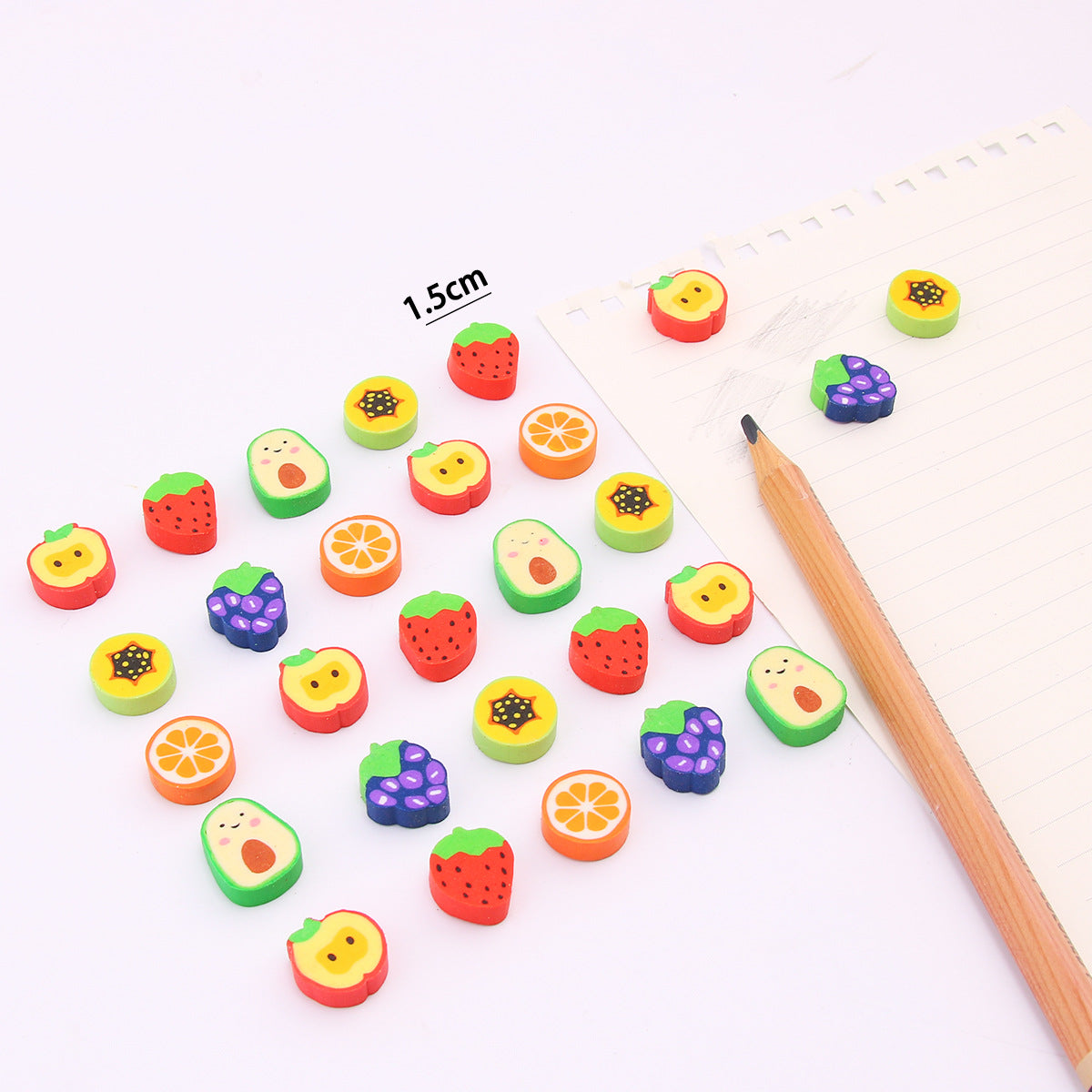Wholesale PVC Fruit Eraser