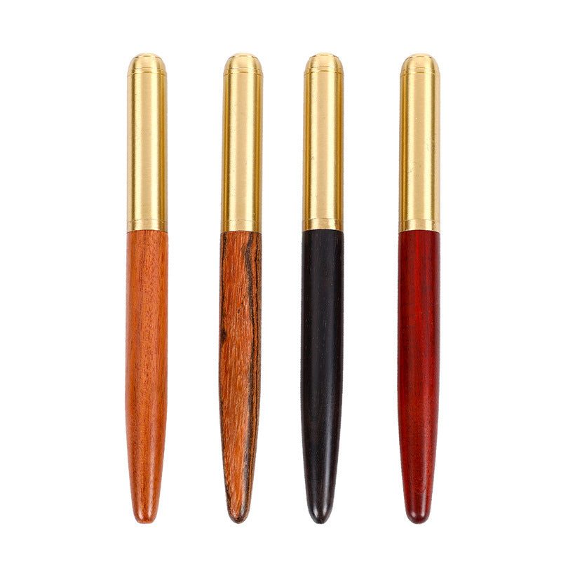 Wholesale Wooden Pen Body Brass Signature Pen