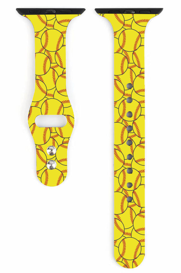 Wholesale Silicone Aztec Printed Watch Strap