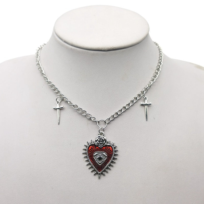 Wholesale Vintage Gothic Halloween Love Necklaces