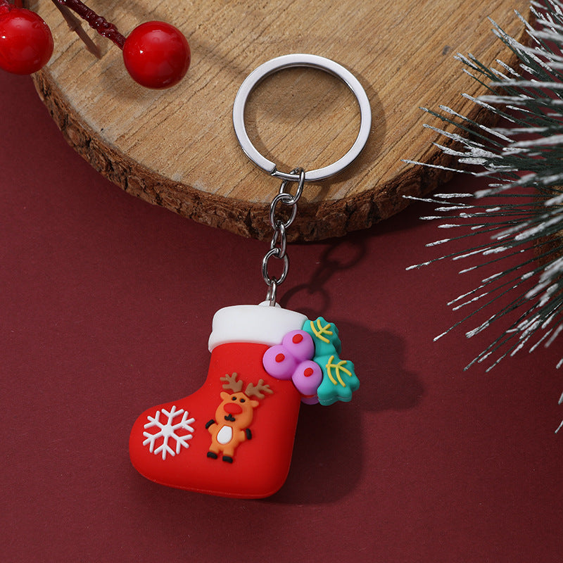 Wholesale Christmas PVC Keychain