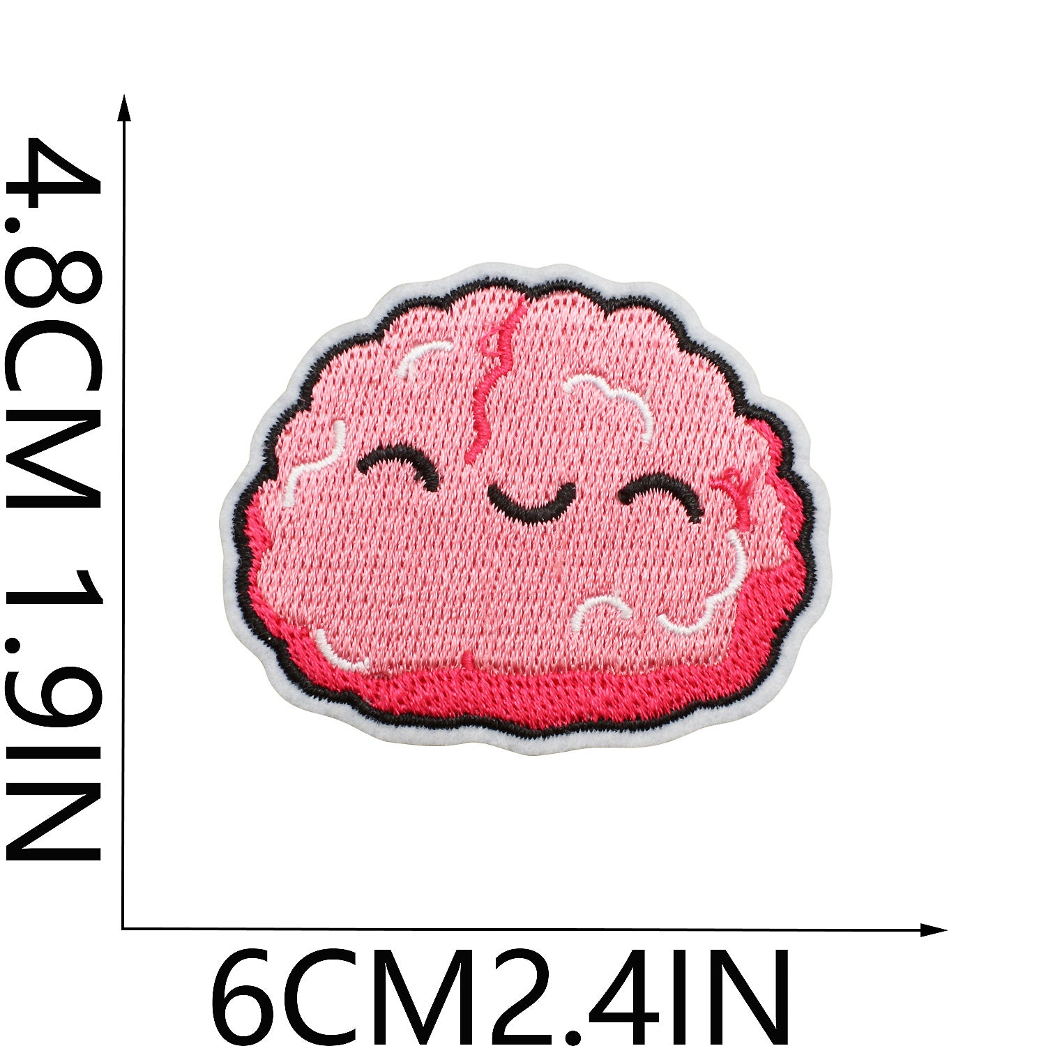 Wholesale Cartoon human organ embroidery patch medical equipment patch