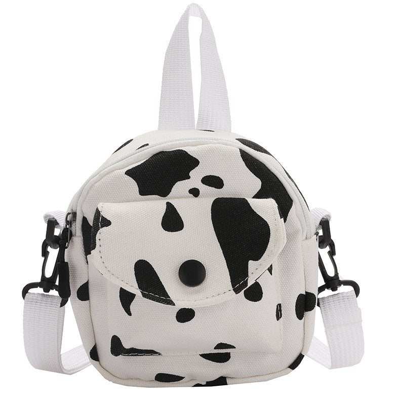 Wholesale Cow Pattern Mobile Phone Bag Crossbody Canvas Bag