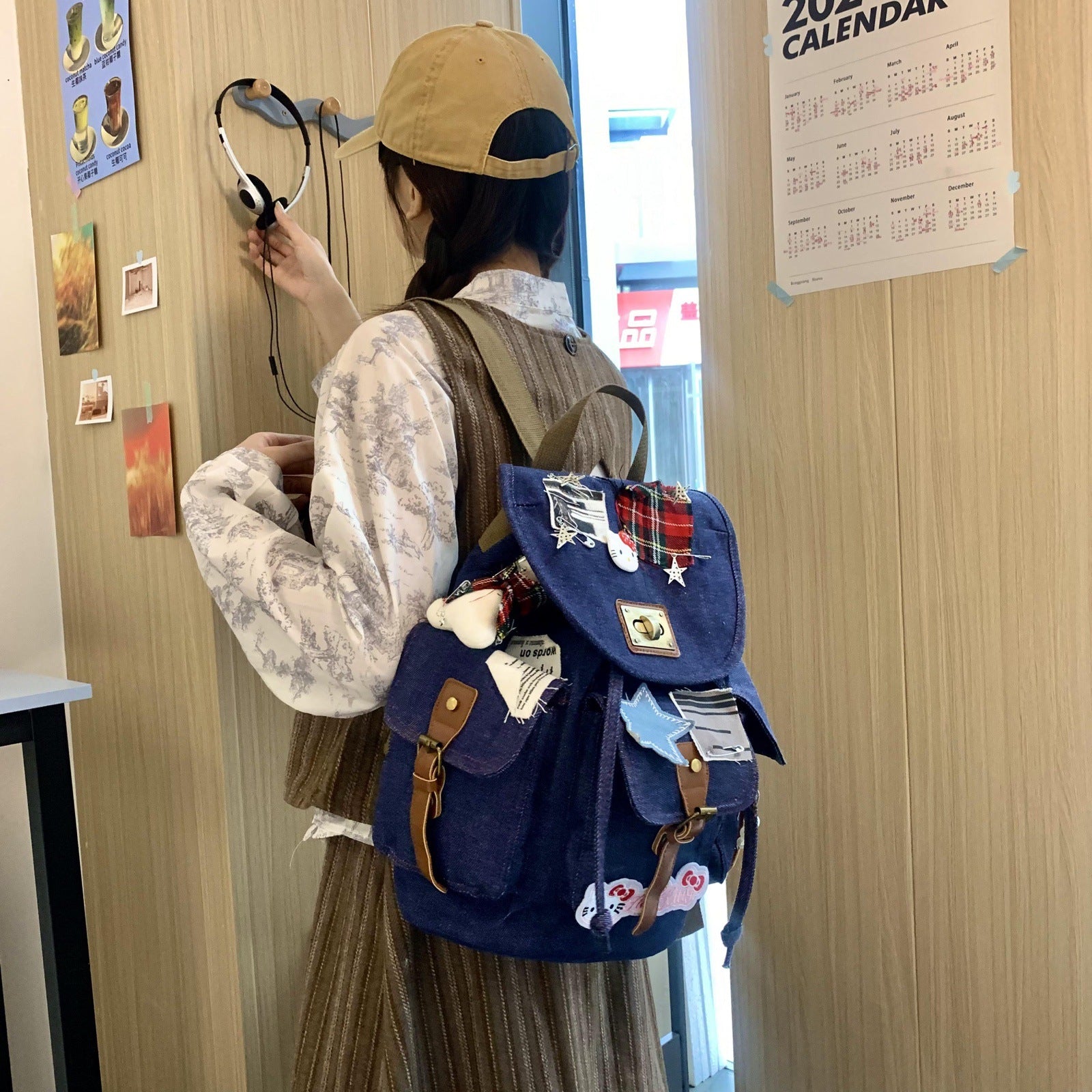 Wholesale  fashion backpack new arrival Senior high school college students schoolbag