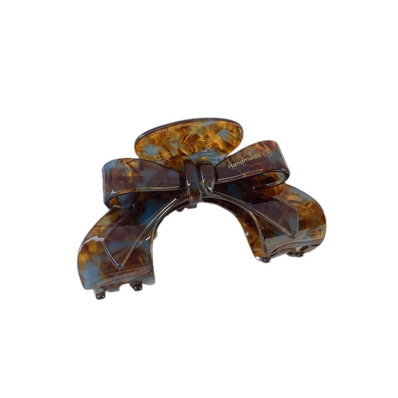 Wholesale Bow Acetate Arch Updo Shark Clip