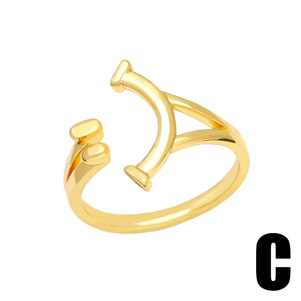 Wholesale New Fox Gold Plated Copper Ring