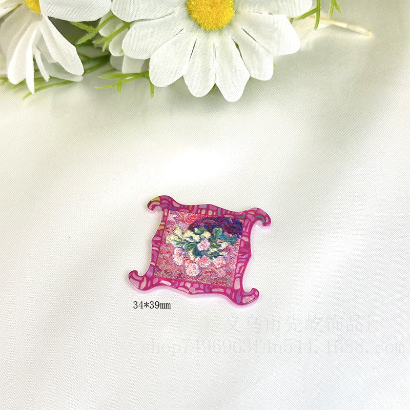 Wholesale 50pcs Loose Powder Cartoon Medical Series Acrylic DIY Patch Accessories