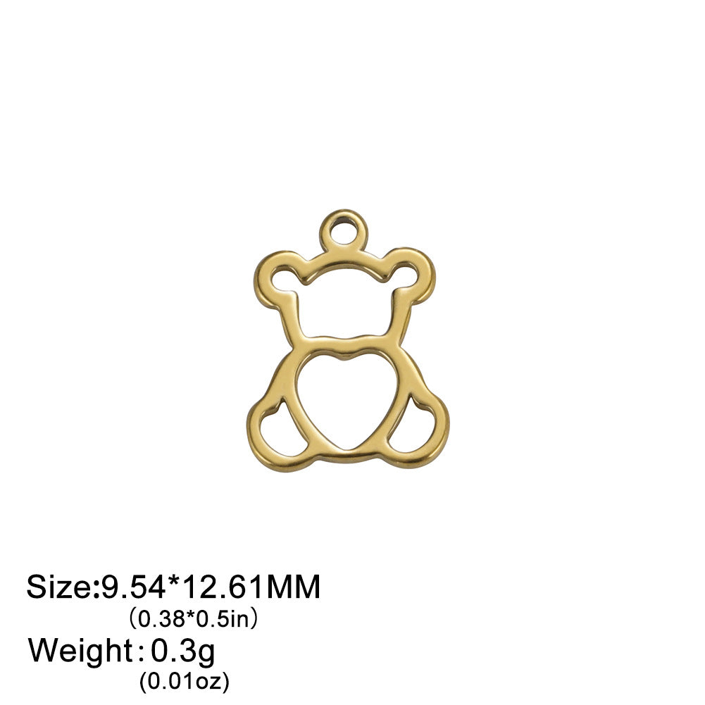 Wholesale DIY Cute Cartoon Jewelry Bear Leaf Star Bracelet