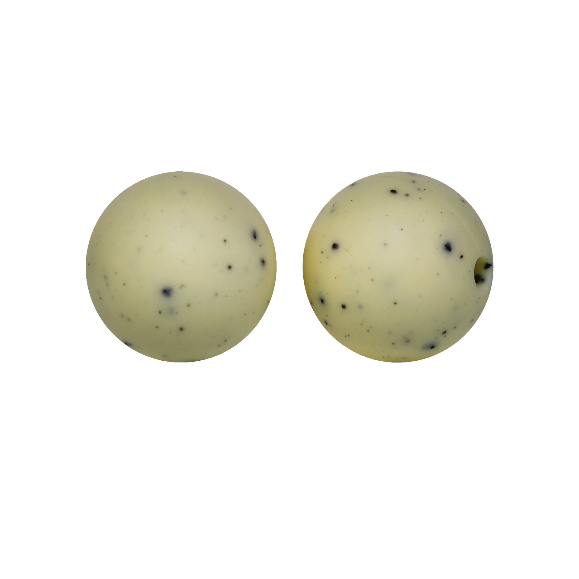 Wholesale 50pcs/pack Imitation Metal Style Speckle Silicone Beads