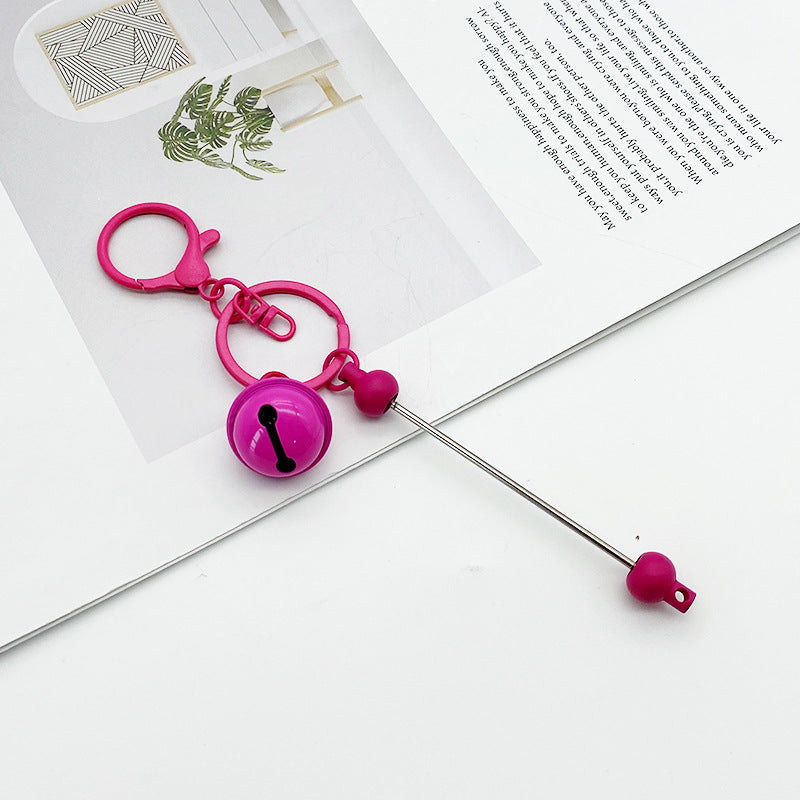 Wholesale DIY Candy Colored Bead Cute Keychains