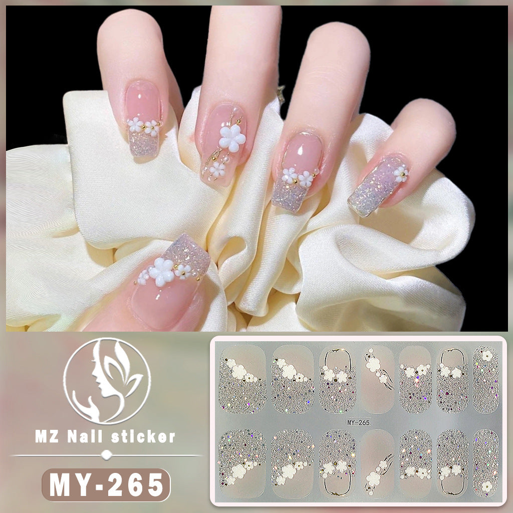 Wholesale MY Butterfly Baking Free Gel 5D Waterproof Diamond Like Nail Polish Stickers