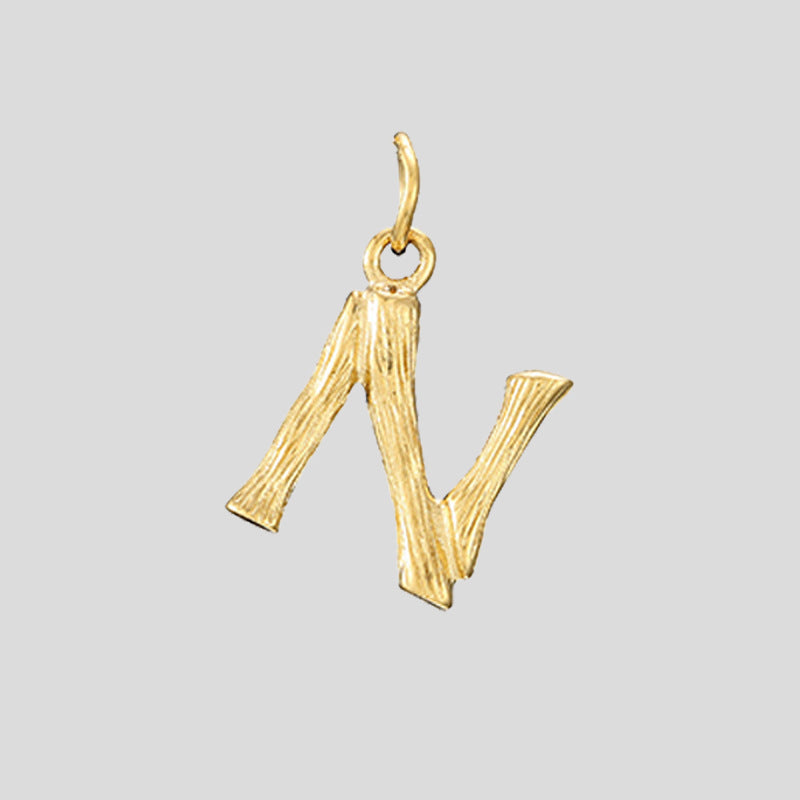 Wholesale 26 Letters Pendant Stainless Steel Gold Plated Necklaces