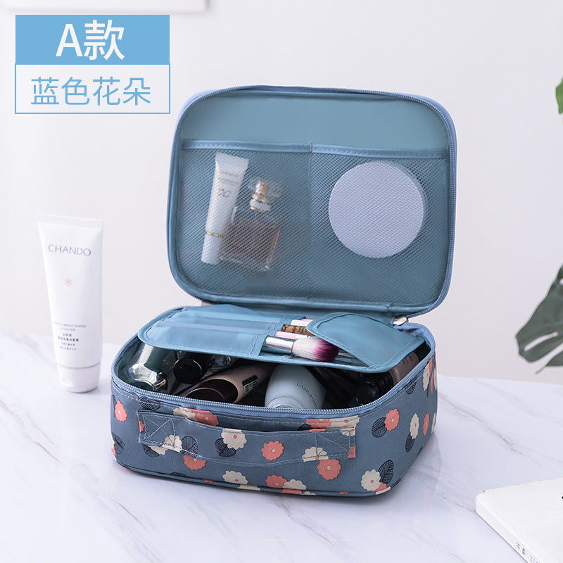 Wholesale Large Capacity Two-way Zipper Toiletry Bag Travel Portable Handbag