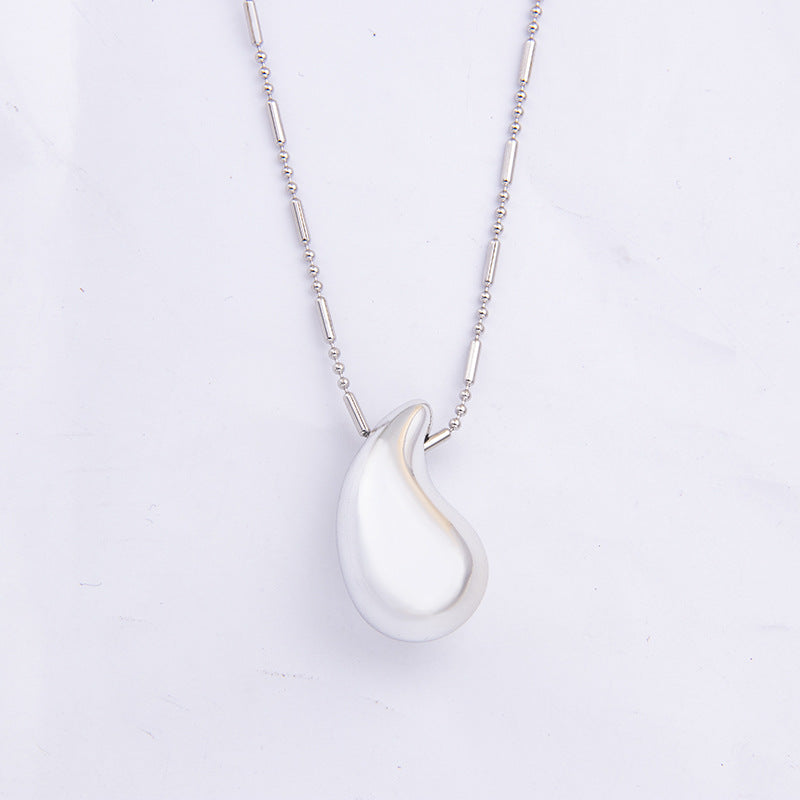 Wholesale Colorful Water Drop Large Acrylic Necklace