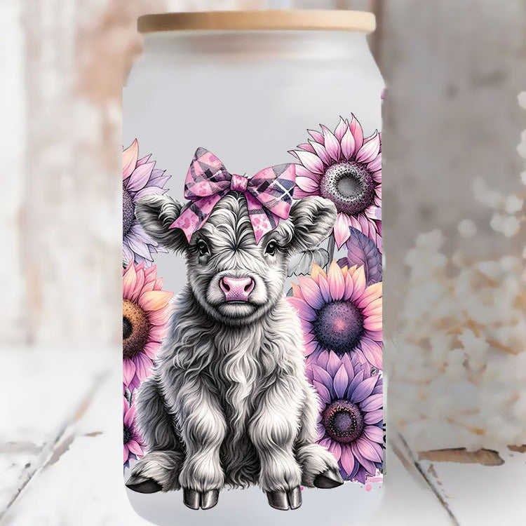 Wholesale UV Transfer Paste Glass Crystal LabelSpecial Paste for 16oz Glass Cup