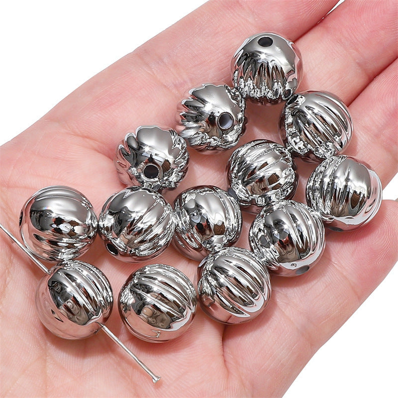 Wholesale Christmas Acrylic Pumpkin Beads Ball