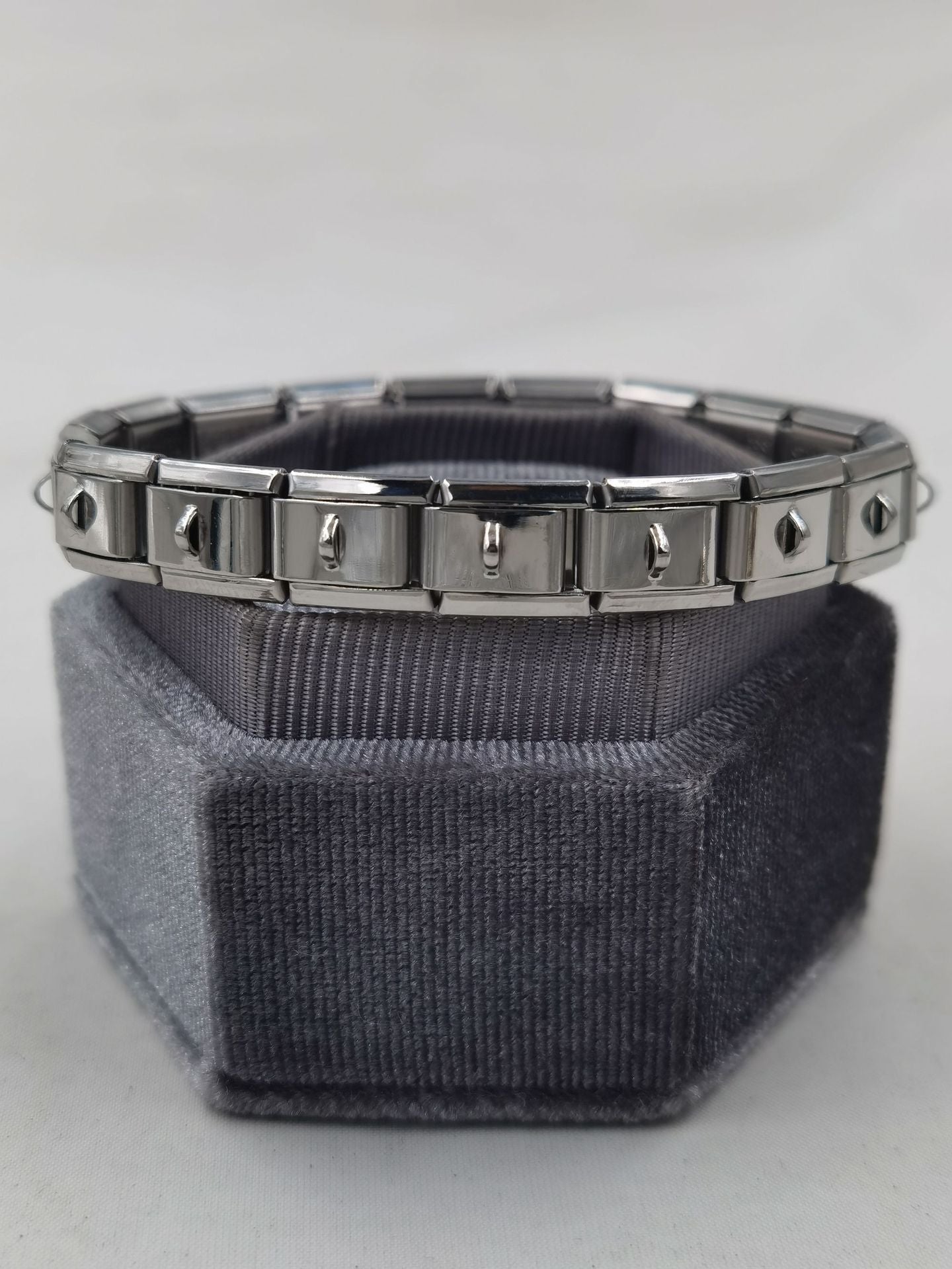 Wholesale Italian Charm Bracelet Stainless Steel Black and White Bagua Diagram Three Color Series Bracelet Accessories Charms