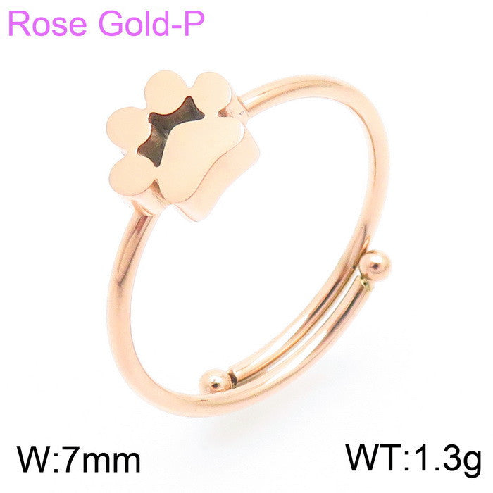 Wholesale Small Animal Paw Print Gold Plated Necklaces