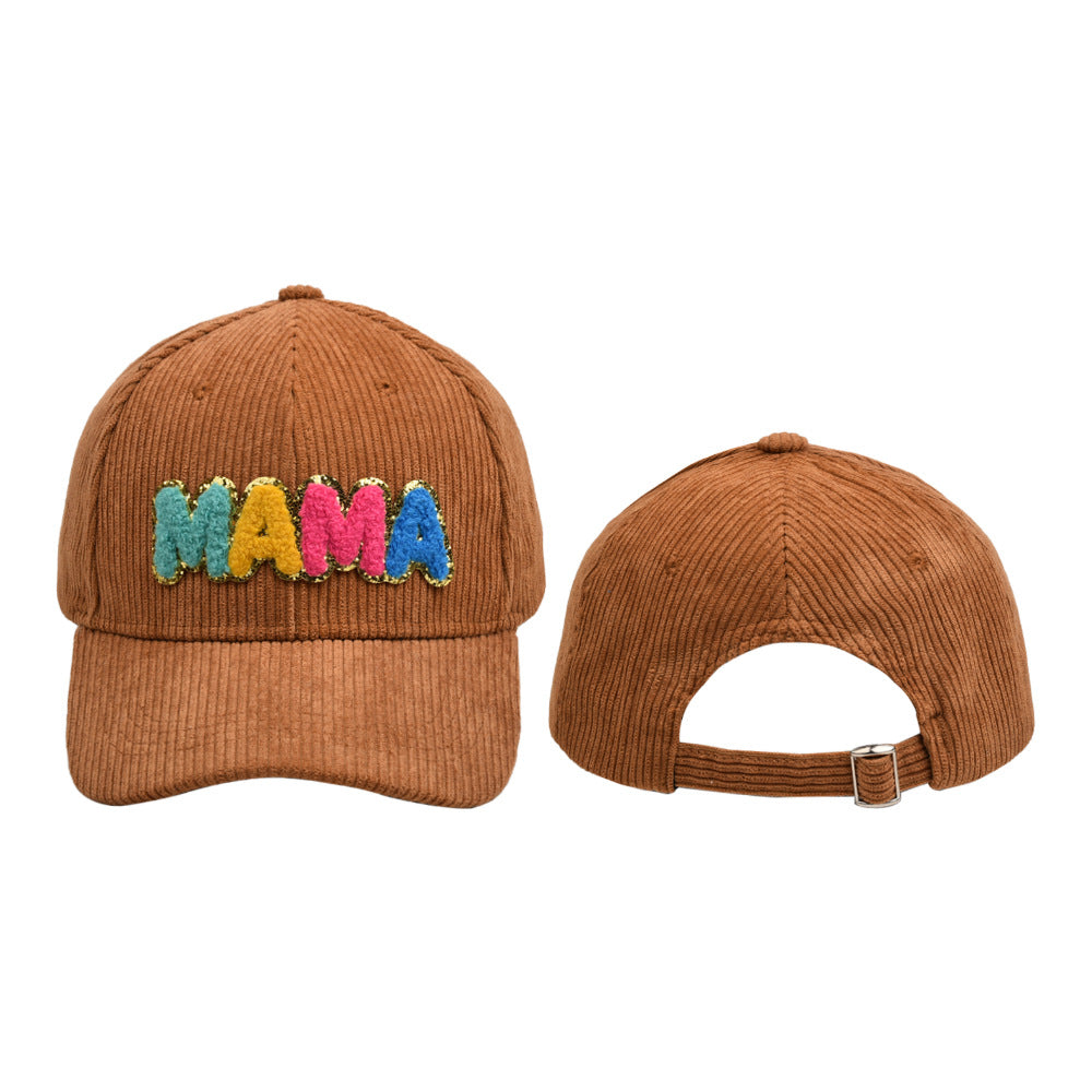 Wholesale Polyester MAMA Letter Embroidery Baseball Cap