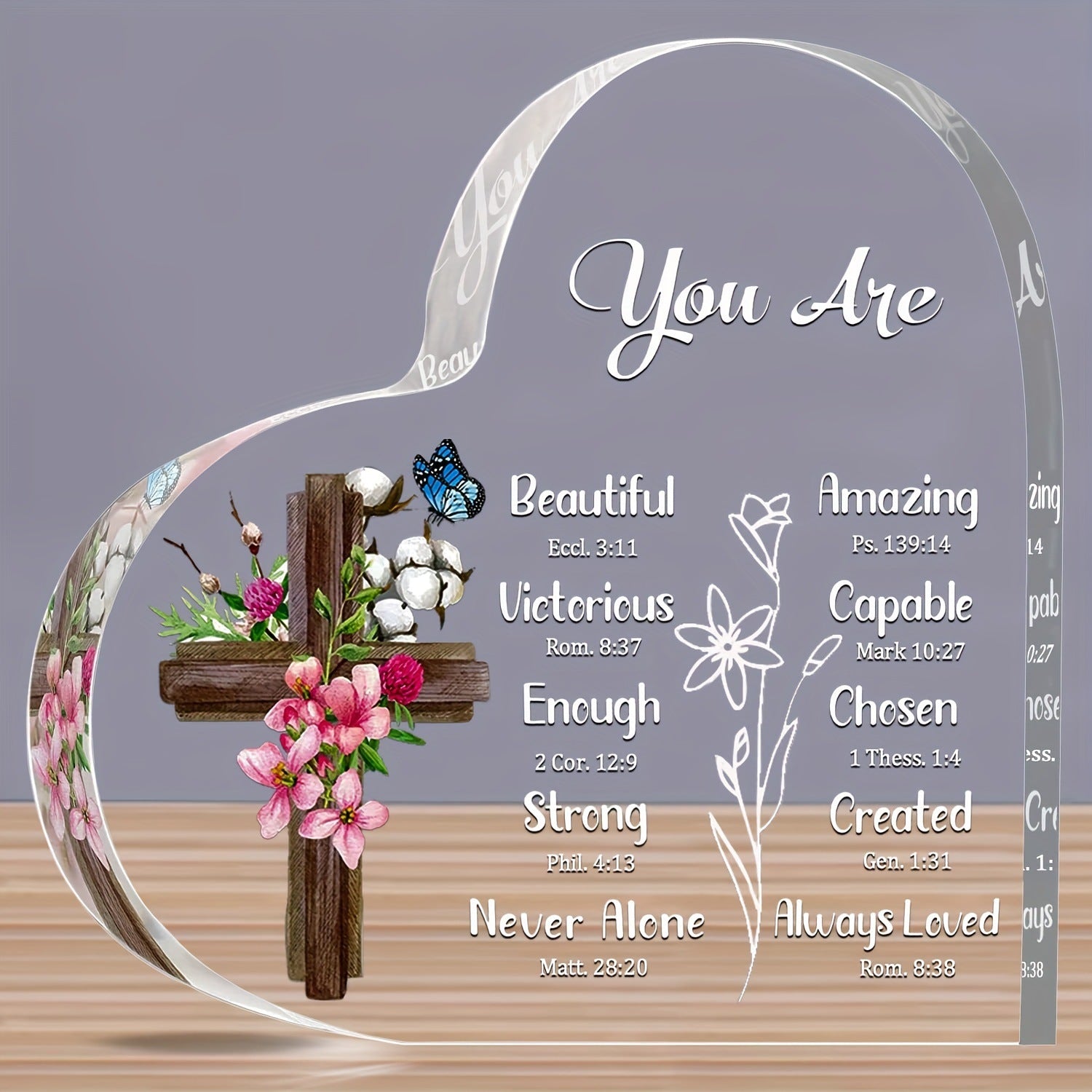 Wholesale of Transparent and Caring Acrylic Ornaments for Mother's Day