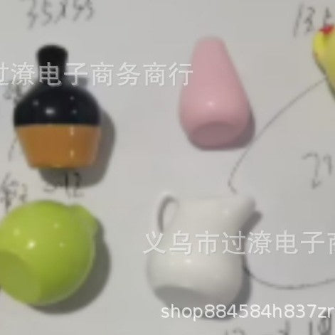 Wholesale Cute refrigerator magnet double door net red ins resin magnet mini vase three-dimensional set of personality creative decoration