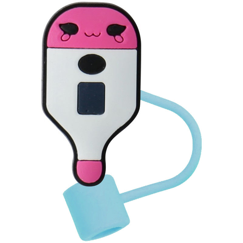 Wholesale 10pcs Medical Cartoon Organ Silicone Straw Cap Cup Accessories