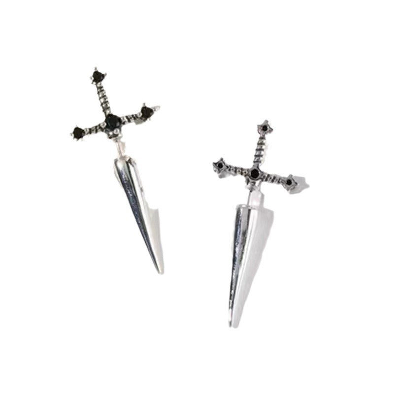 Wholesale Gothic sword women' s earrings